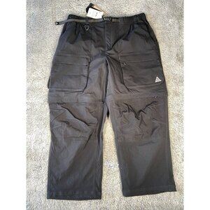 Nike ACG Smith Summit Zip Cargo Pants Size XL Men Black White HV0591-010